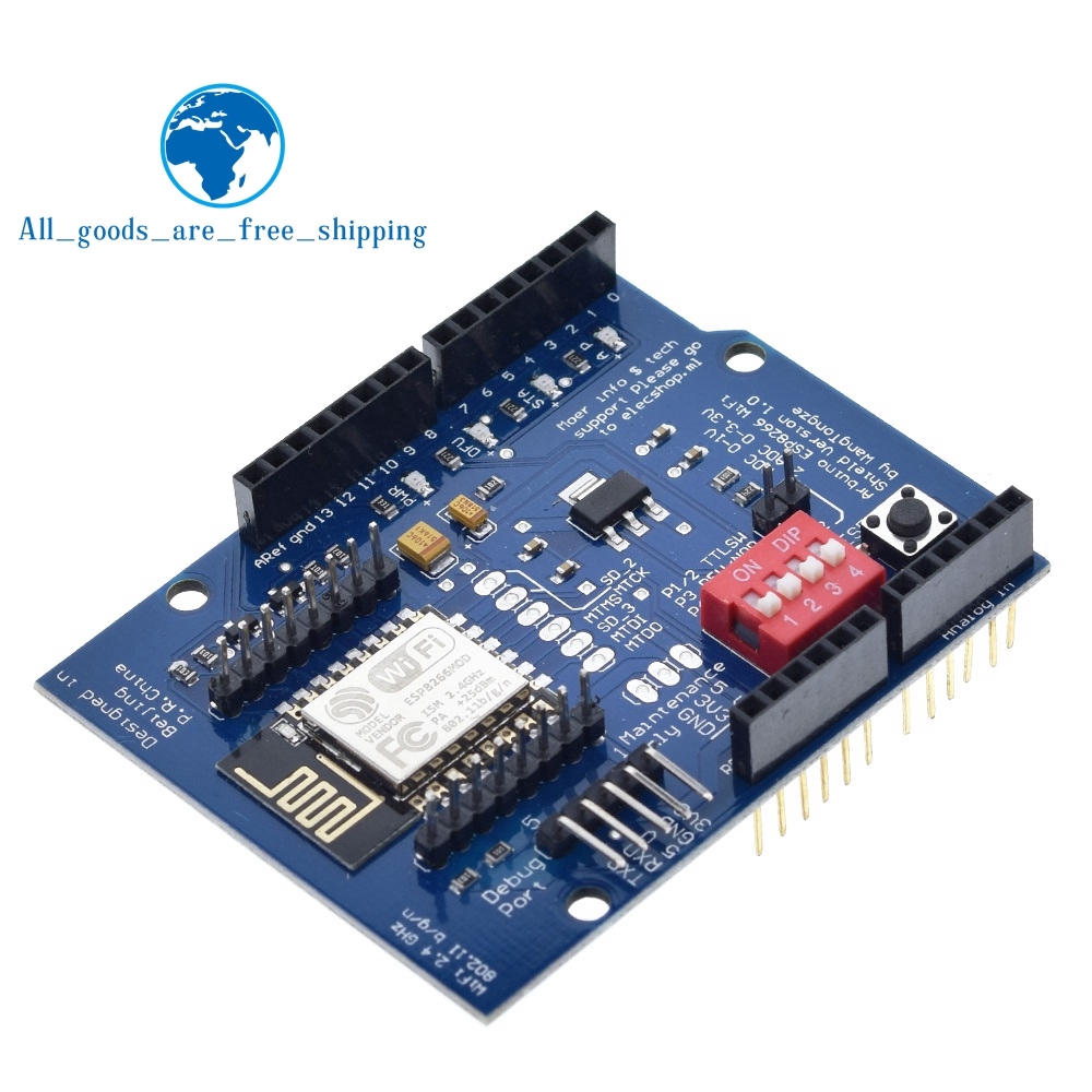 Bảng Mạch Phát Triển Wifi Esp8266 Esp-12E Uart Cho Arduino Uno R3