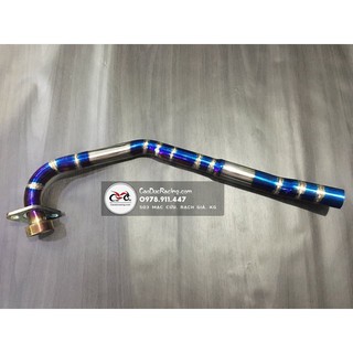 Gía sỉ Cổ pô titan ex135 - xi hàn khúc con sâu - gắn cho pô zin ex135