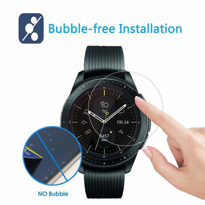 Set 3 kính cường lực 9H chống trầy chống nổ cho đồng hồ Samsung Galaxy 42mm 46mm