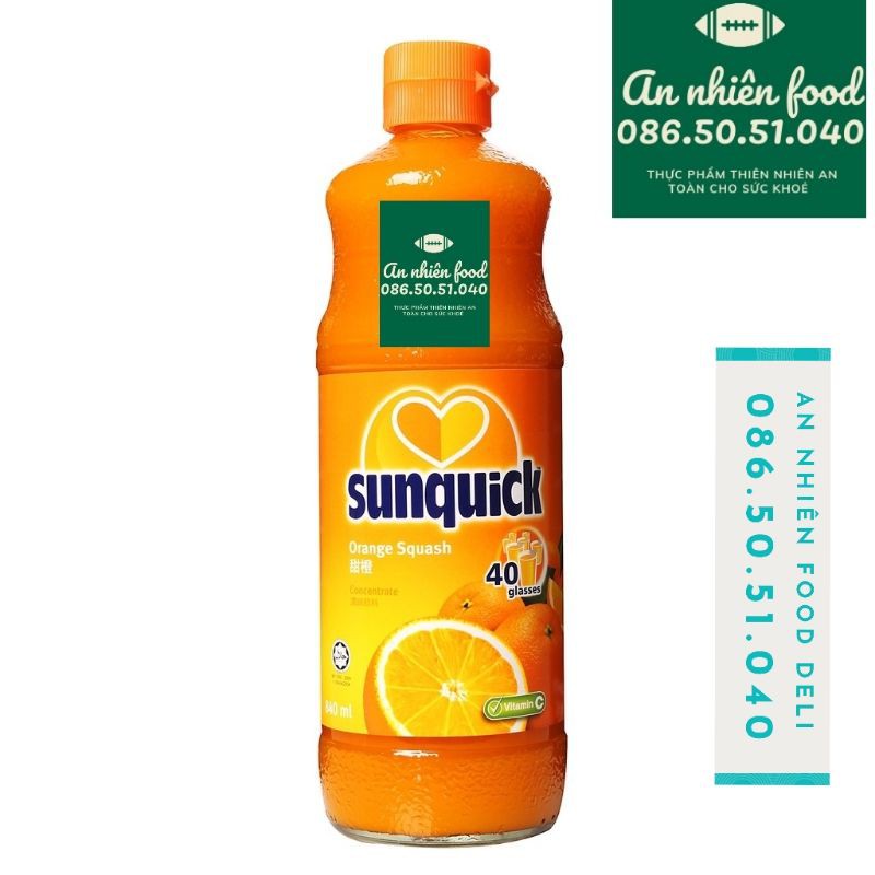 Nước Cốt Cam Tươi Nguyên Chất Sunquick