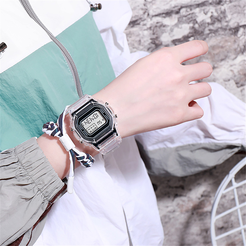 Đồng hồ điện tử đeo tay màn hình LED phong cách thể thao cho bé