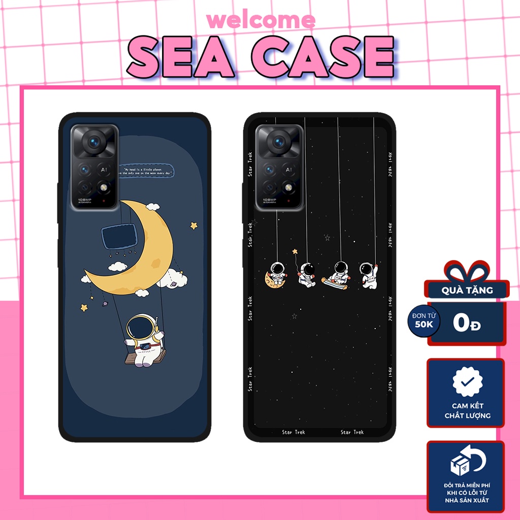 Ốp lưng XIAOMI REDMI NOTE 11/ REDMI NOTE 11S hình vũ trụ,hoạt hình,phi hành gia – ốp nhựa chống trầy,chống va đập