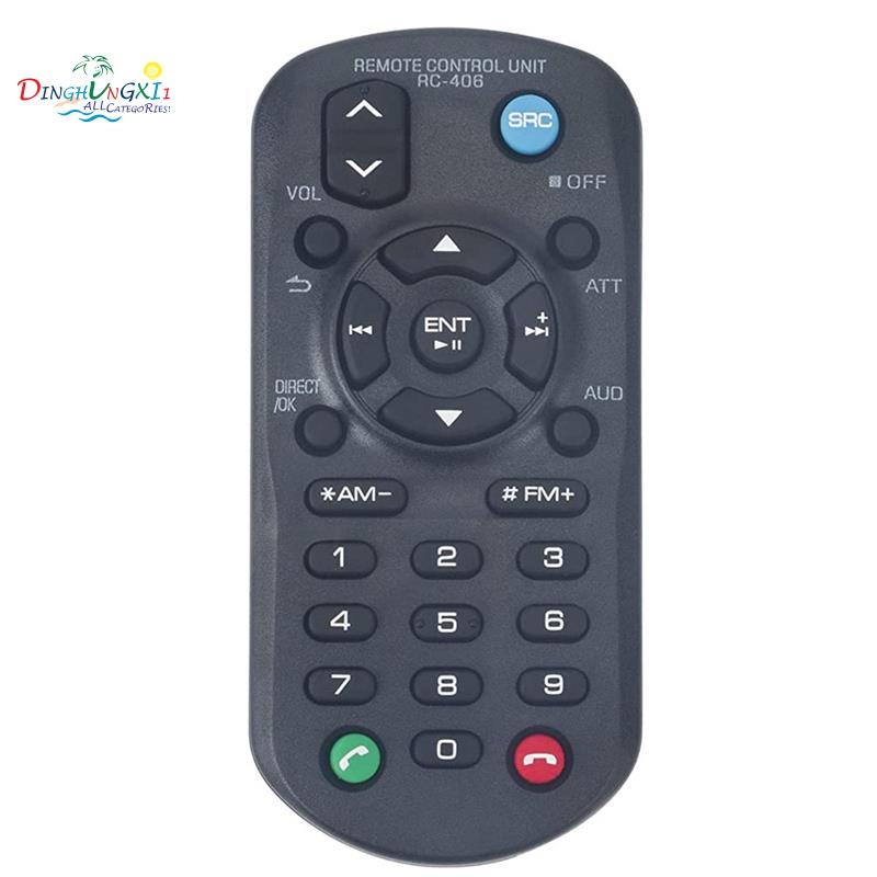Điều Khiển Từ Xa RC-406 Cho Kenwood CD DPX503BT KMM-BT328 DPX524BT KMM-BT228U DPX504BT DPX593BT