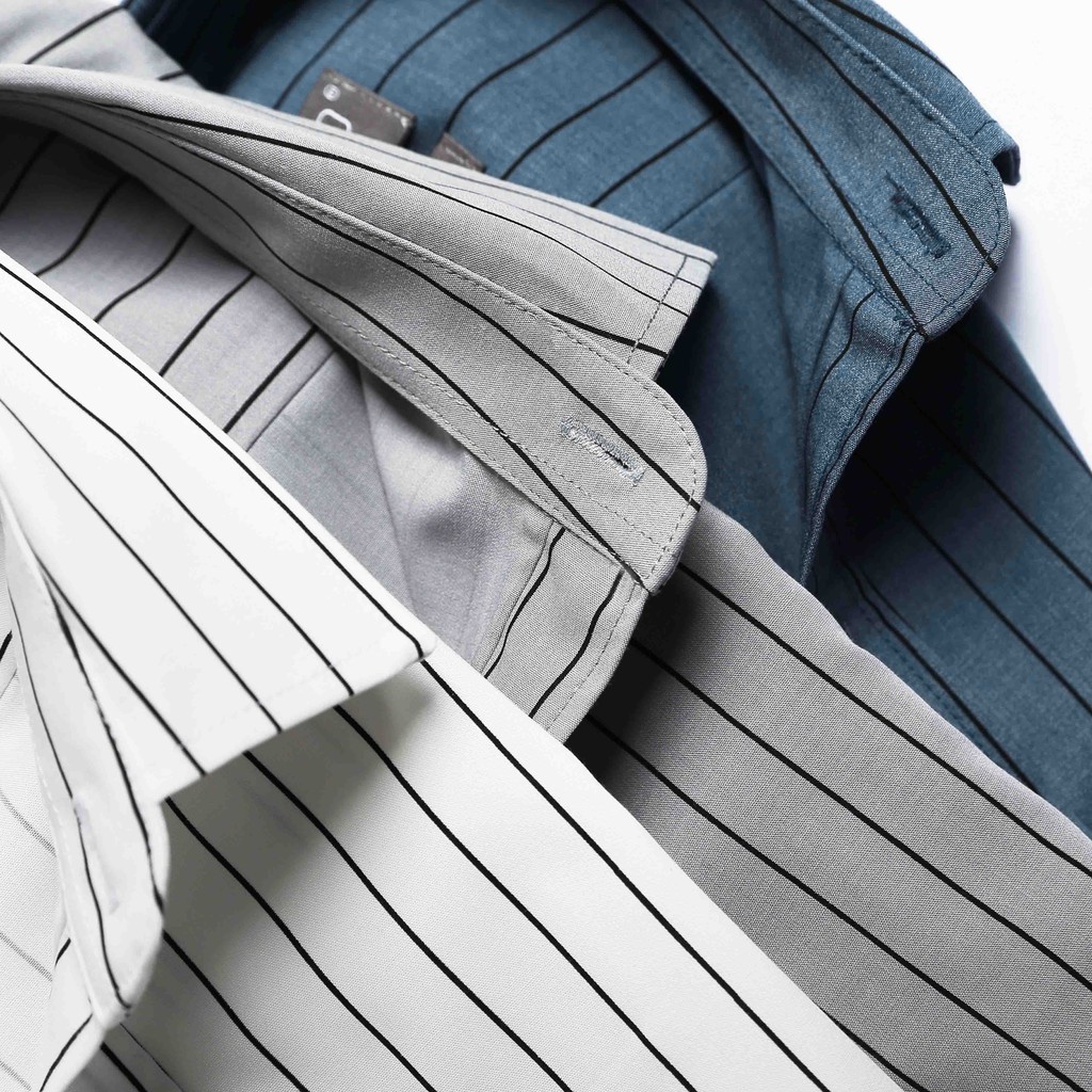 Áo Sơmi Nam Họa Tiết Kẻ Sọc CEFFYLO Form Chuẩn Style Thanh Lịch Hiện Đại | BigBuy360 - bigbuy360.vn