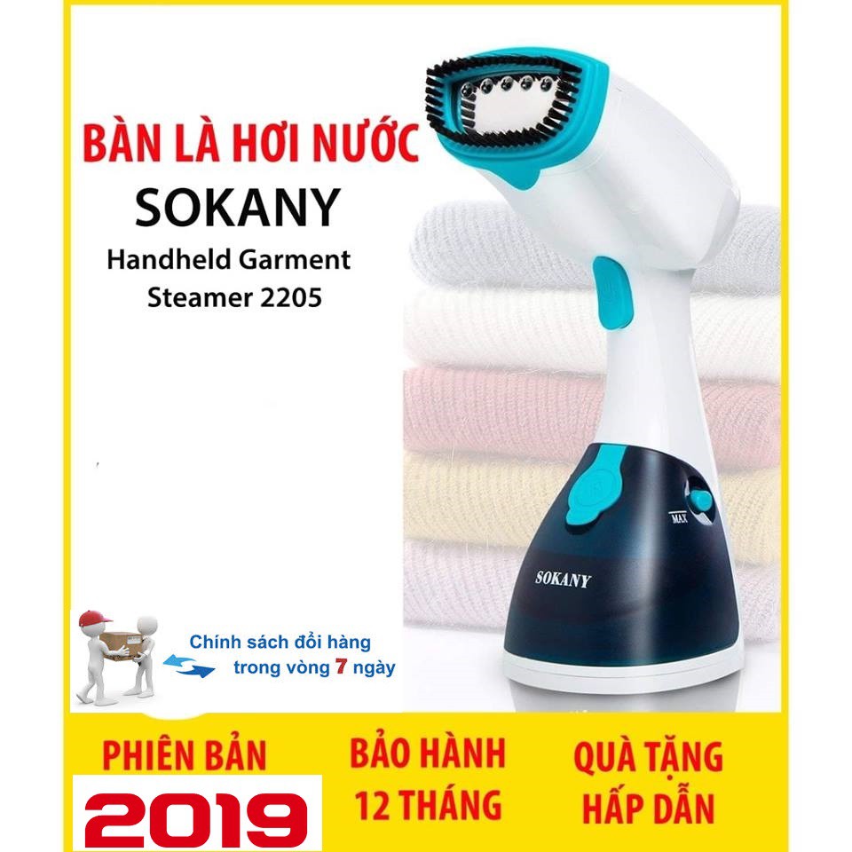 [Mã ELHADEV giảm 4% đơn 300K] Bàn là hơi nước cầm tay Sokany công nghệ mới tiết kiệm thời gian nhỏ nhẹ dễ dàng sử dụng