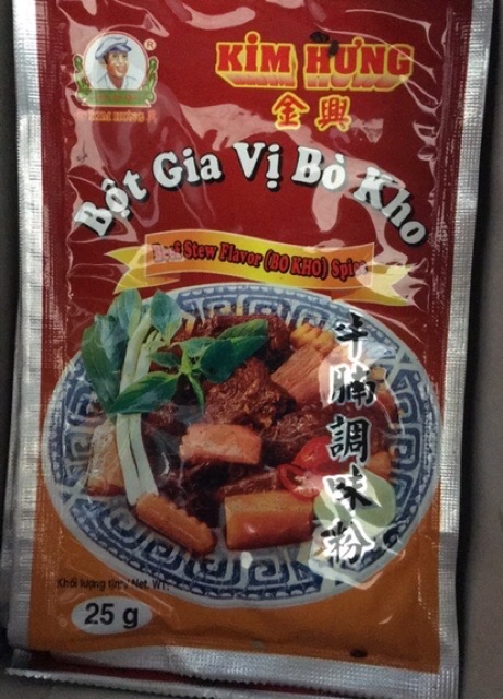 Bột gia vị Bò Kho Kim Hưng - 25g