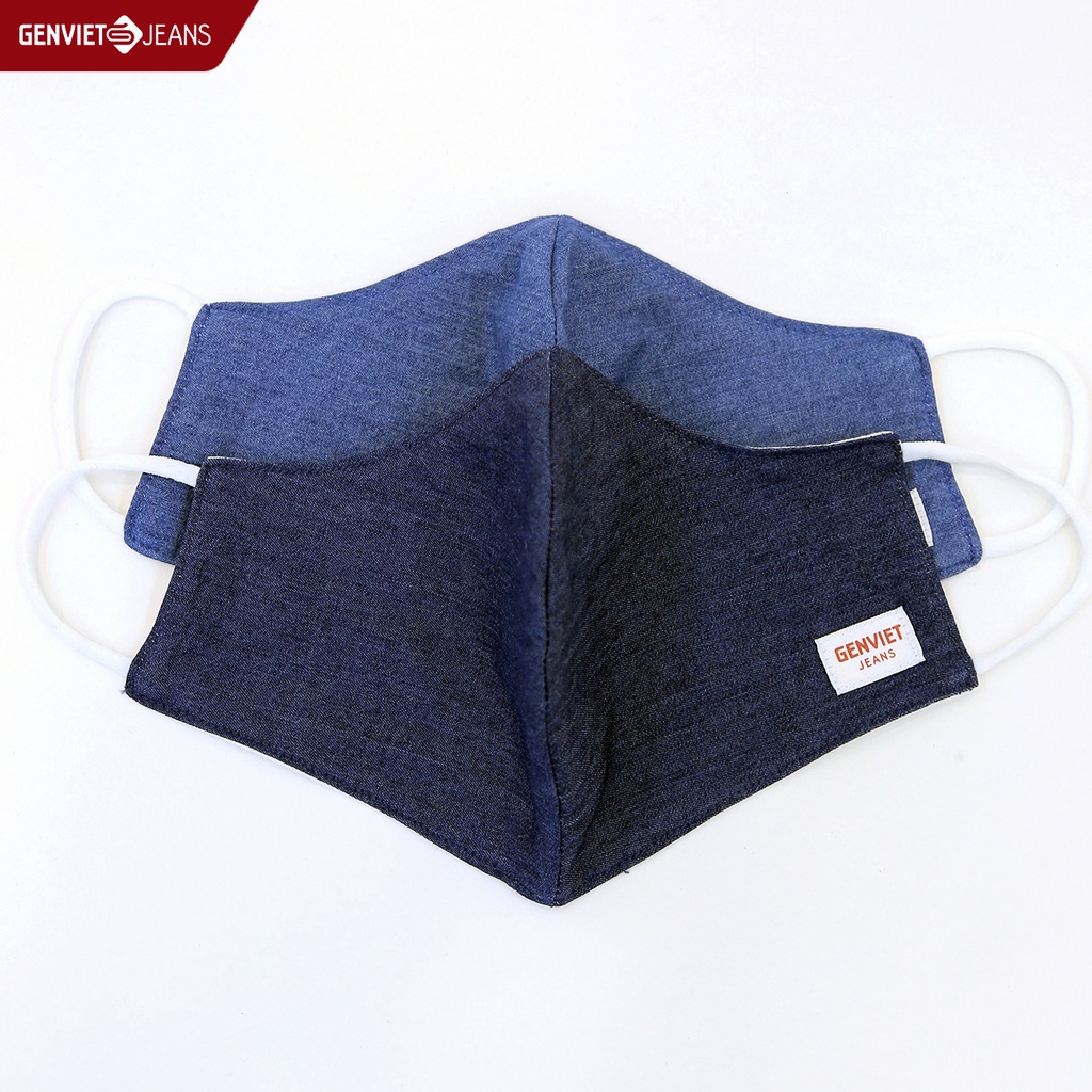 Set 5 Khẩu Trang Jeans Genviet Kháng Khuẩn G1199J1389