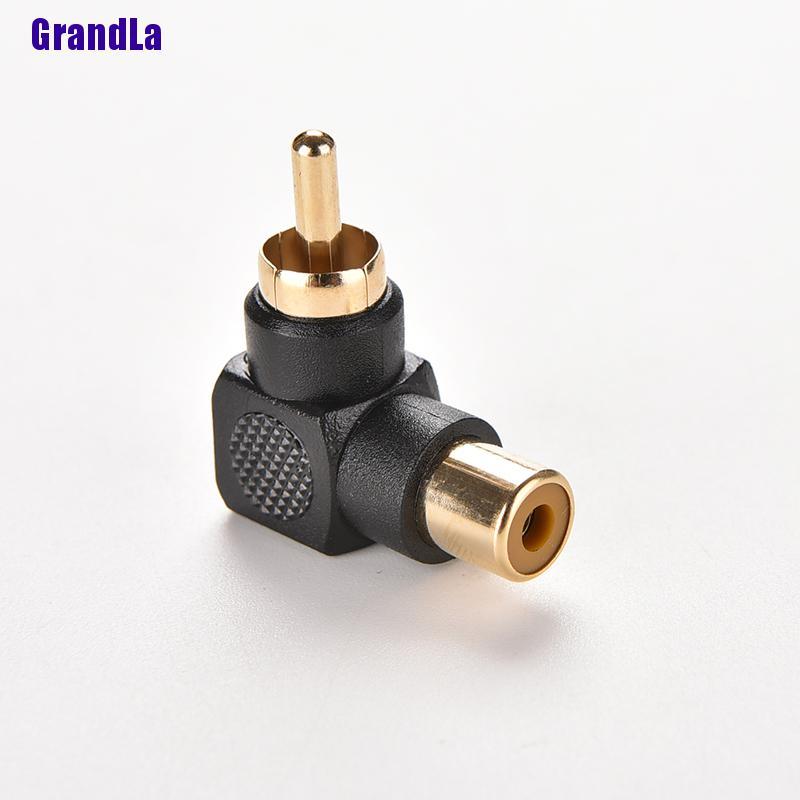 Set 2 Đầu Chuyển Đổi Âm Thanh Từ Giắc Cắm X Rca Male Sang Female M / F Av Plug 90 Right | BigBuy360 - bigbuy360.vn