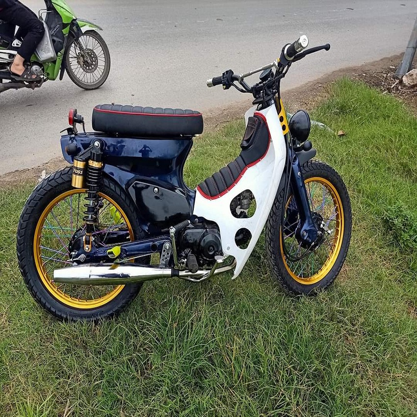 Pô Beo xe máy gắn cho xe cub và nhiều loại xe chuyên độ streetcub cafe racer