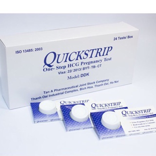 Combo 24 que thử thai Quickstrip