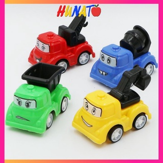 Combo 4 ô tô đồ chơi mini 🐷FREESHIP🐷 xe hơi chạy cót bánh đà mô hình chắc chắn bền đẹp cho bé HUANTO