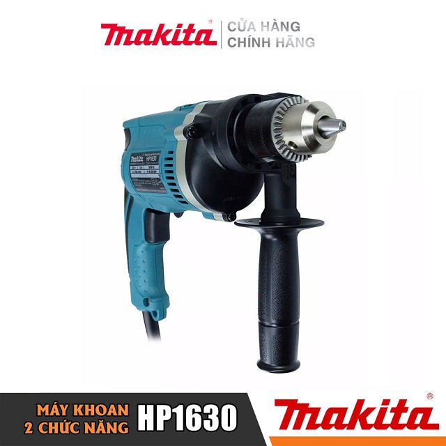 [Chính Hãng] Máy Khoan Búa Makita HP1630 (710W-16MM), Giá Đại Lý Cấp 1, Bảo Hành Tại Các TTBH Toàn Quốc