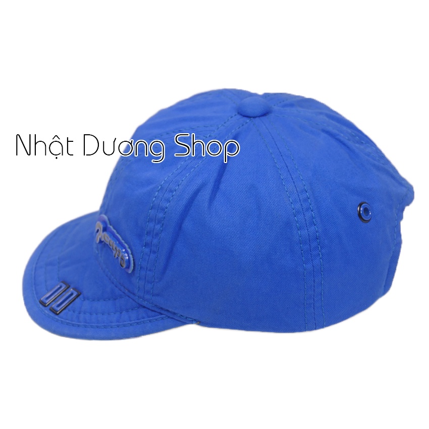 Nón kết mỏ mềm trẻ em từ 1-3 tuổi logo 7  đóng 2 sò ở kết - Chất liệu vải Kaki xịn sò oát mềm, sang trọng