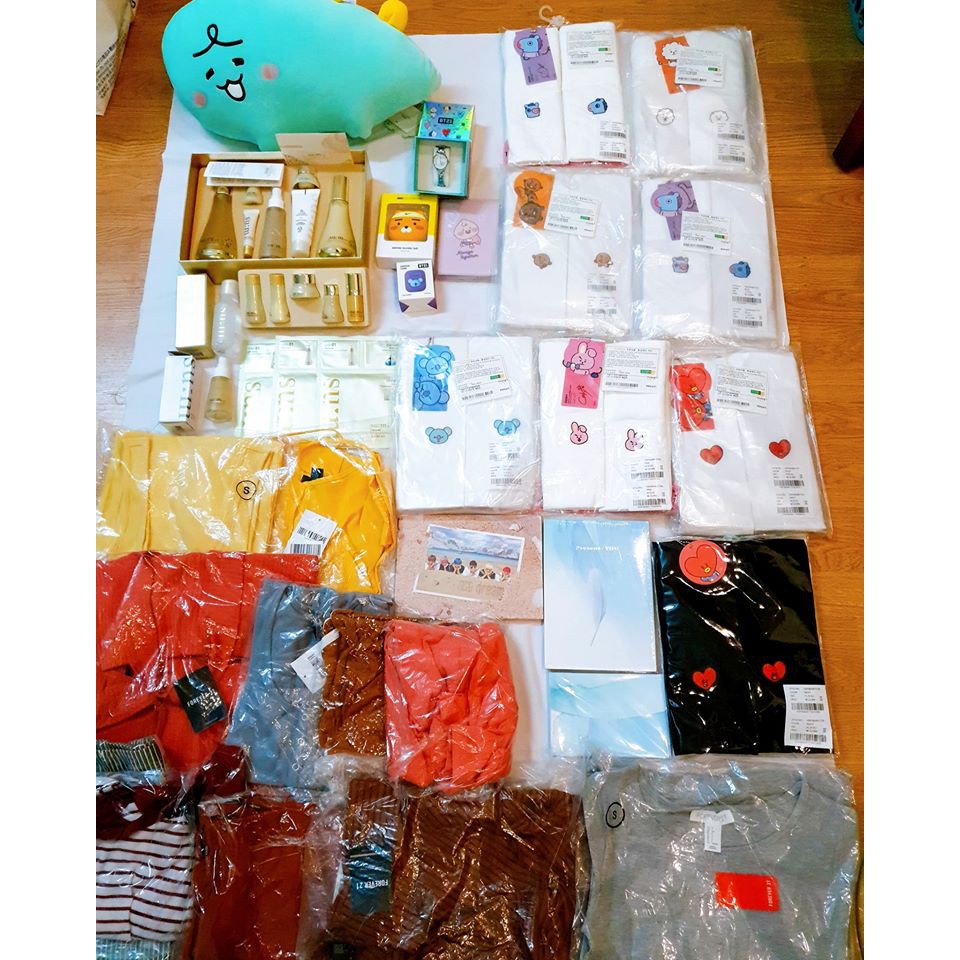 Set áo phông Hunt x BT21