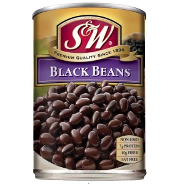 Đậu đen S&amp;W BLACK BEANS