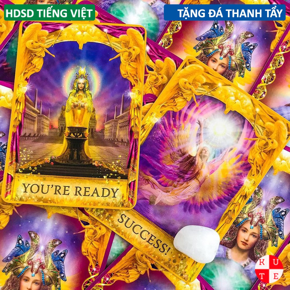 Bài Oracle Angel Answers 44 Lá Bài Tặng Hướng Dẫn Tiếng Việt Và Đá Thanh Tẩy