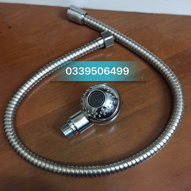 Vòi sen inox hàng tốt giường gội đầu 0339506499
