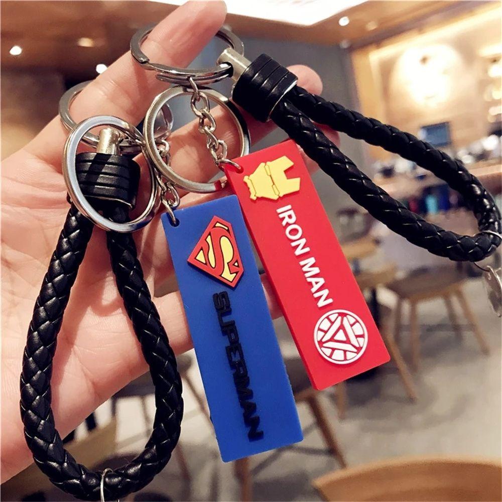 Móc Khóa Xe Hơi Hình Siêu Anh Hùng Marvel Người Dơi Captain America Thời Trang Cho Nam Và Nữ
