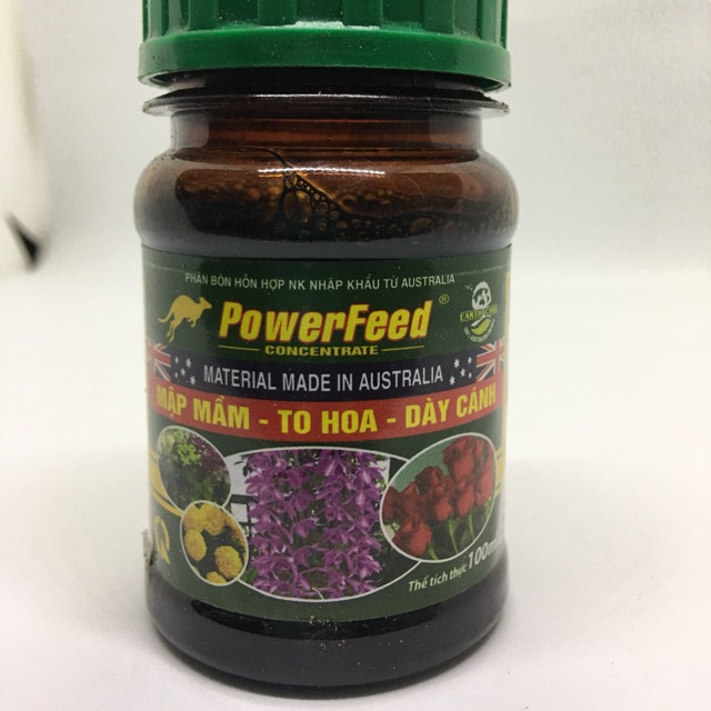 ( HOT ) Phân bón chiết xuất từ cá hồi PowerFeed mầm mập, to hoa, bật chồi 100ml