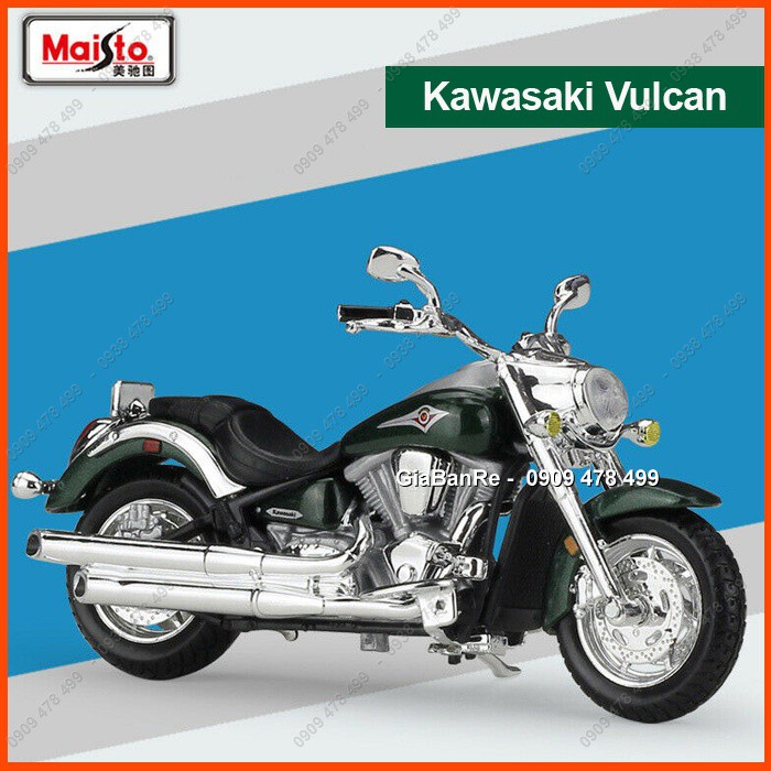 Xe Mô Hình Moto Kawasaki Vulcan 2000 Tỉ Lệ 1:18 - Maisto - 8836x