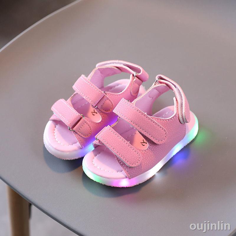 🌟Tốt được bảo quản▥✥Giày sandal có đèn độc đáo cho bé từ 1-2 - 3-5 tuổi