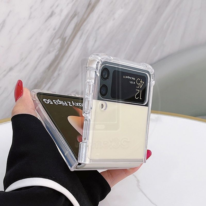 Z FLIP 5 / Z FLIP 3 5G / Z FLIP 4 _ ốp chống sốc Bảo Vệ Cao Cấp dẻo Cho Samsung Galaxy Z Flip 3 ZFlip3 bo 4 cạnh