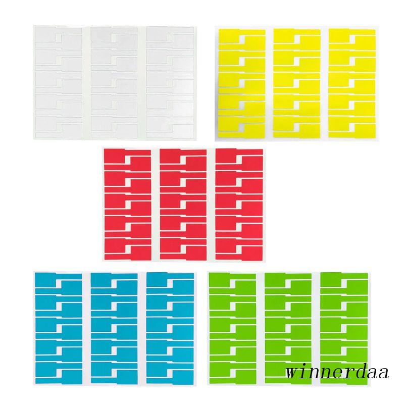 Set 30 Nhãn Dán Đánh Dấu Dây Cáp Tự Dính Tiện Dụng