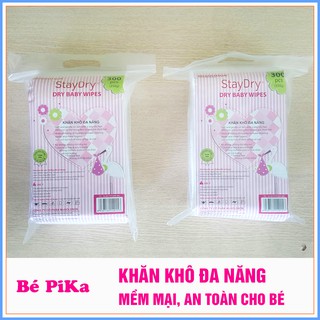 Khăn vải khô đa năng Stay mềm mại an toàn cho bé ( 280g/350g/gói)
