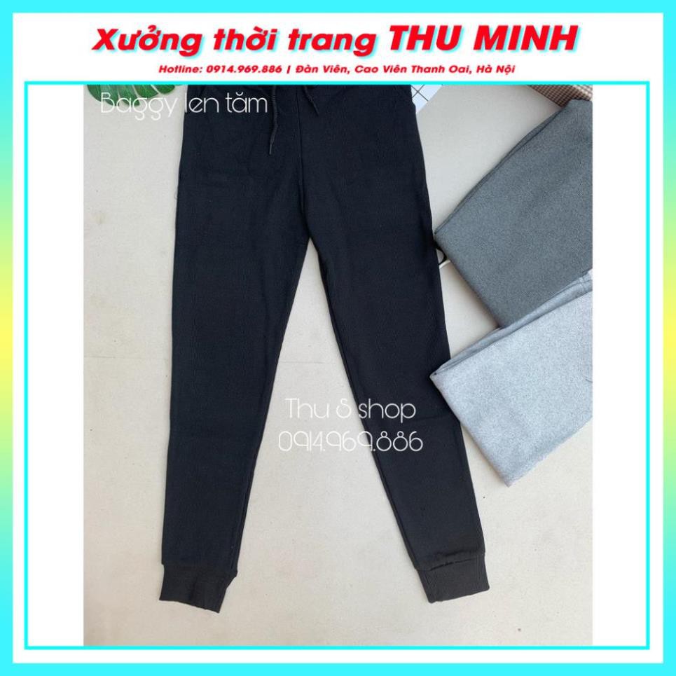 Quần Jogger Len Tăm Giữ Nhiệt kiểu dáng Thể Thao Năng Động THUS Vải Co Dãn tốt Q2L02 | BigBuy360 - bigbuy360.vn