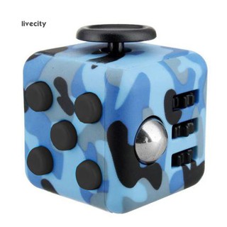 Camouflage ABS Cube Anxiety Relief Focus Adult Kids Attention Therapy Dice