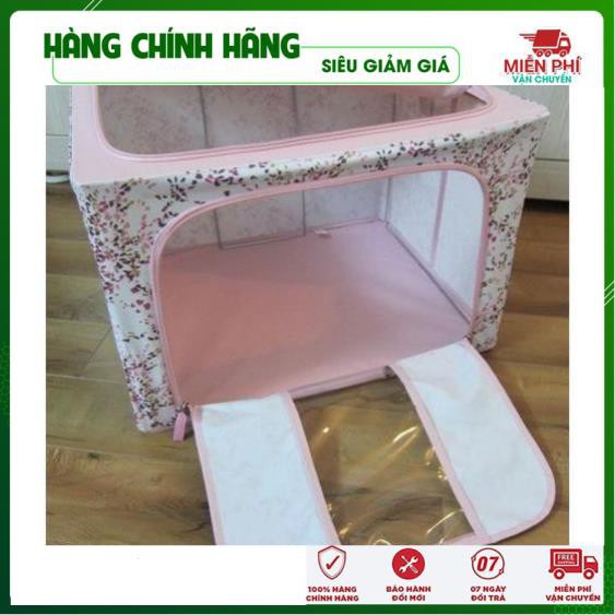 Hộp đựng chăn màn quần áo khung thép | Tủ vải gập gọn - Gia Dụng Thông Minh