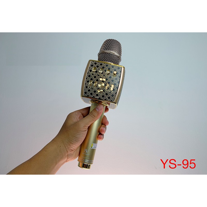 Micro SU-YOSD YS-95 Mic Karaoke Có Loa Bluetooth Tích Hợp Live Stream, Giả Giọng, Chính Hãng Bảo Hành 6 Tháng