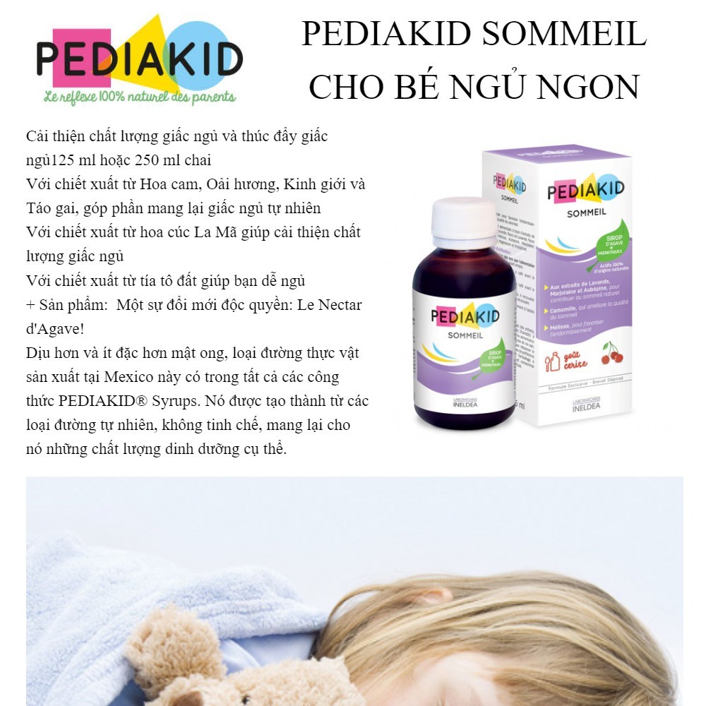 Pediakid sommeil ngủ ngon