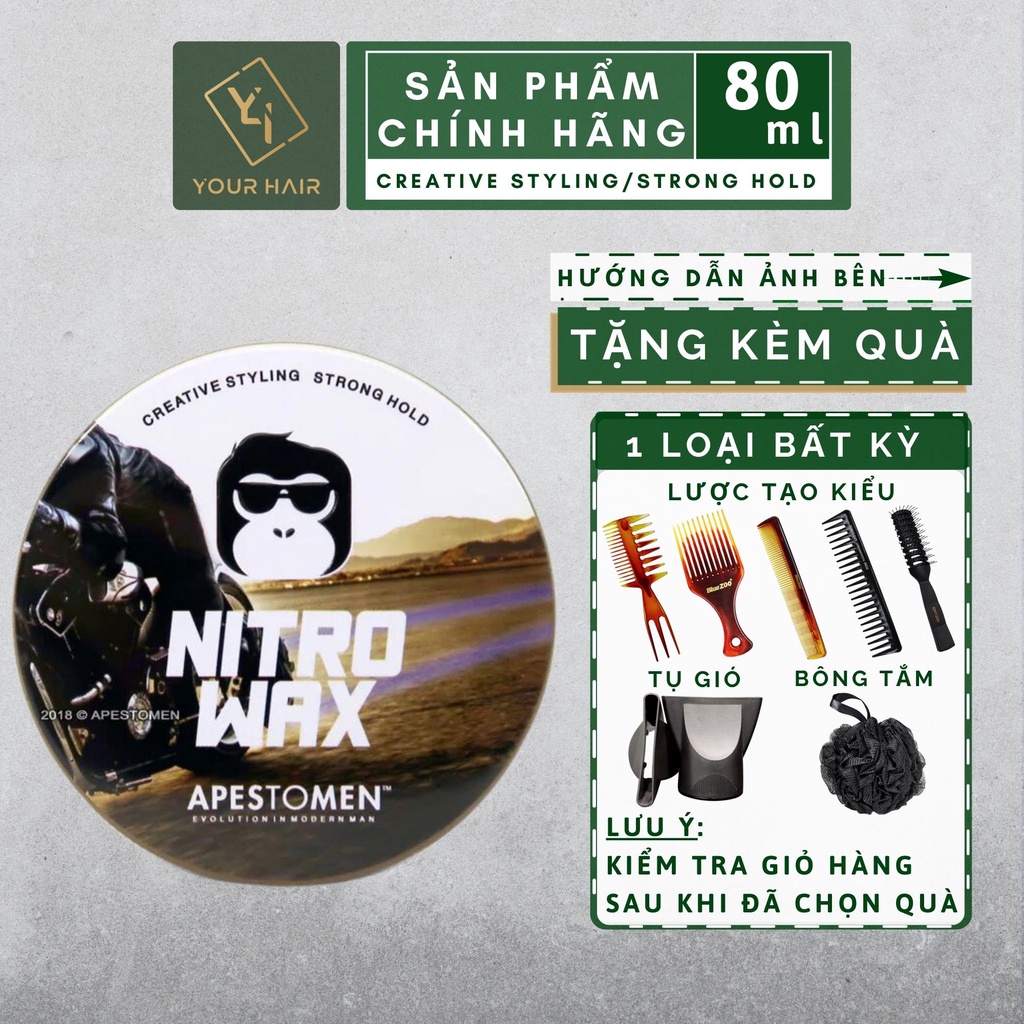 Sáp tạo kiểu APESTOMEN Nitro Wax - 80ml
