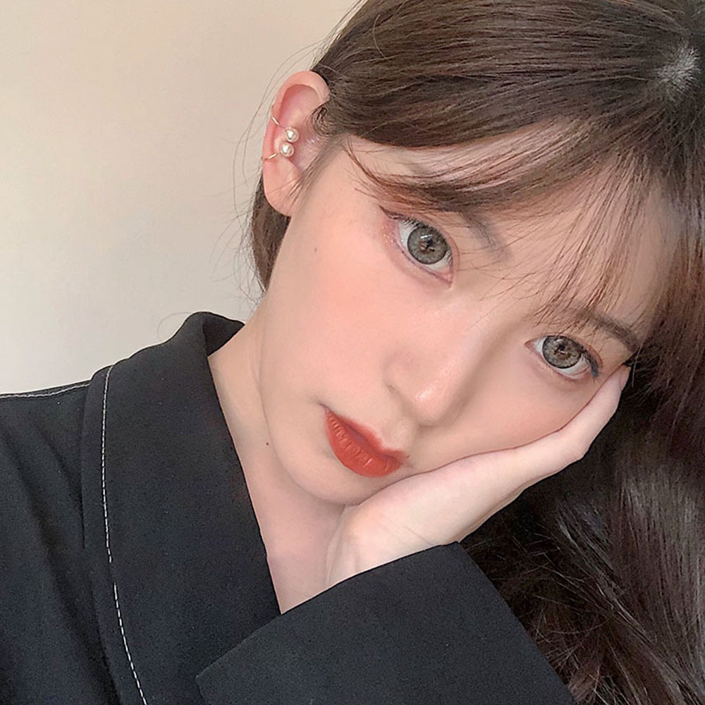 Khuyên Tai Dạng Kẹp Thiết Kế Đơn Giản Phong Cách Retro Thời Trang