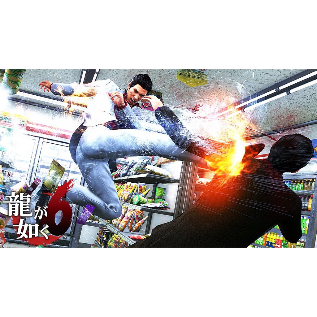 Đĩa game Yakuza 6 dành cho máy PS4