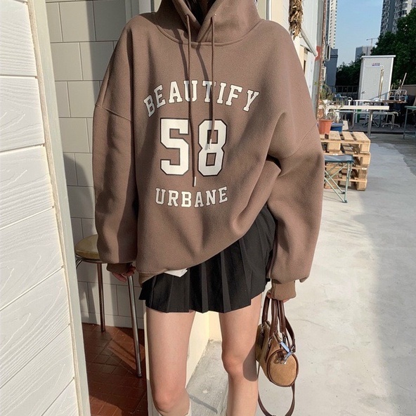 Áo Khoác Hoodie Nỉ In Hình 58 Có Mũ Unisex Siêu Xinh HD04