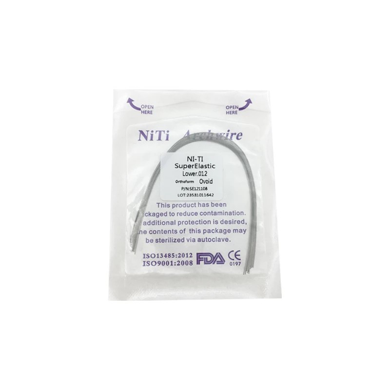 10 Dây niti hình bầu dục siêu co giãn dùng trong nha khoa