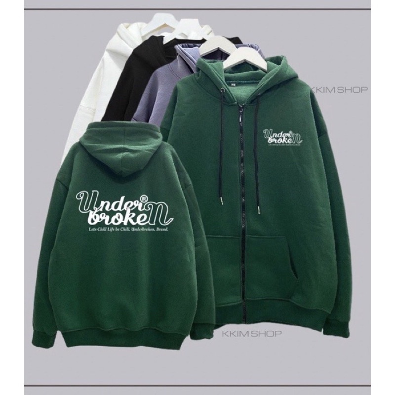 ÁO KHOÁC nữ Hoodie zip  M727 Màu Nam Nữ Ulzzang Unisex 1hitshop