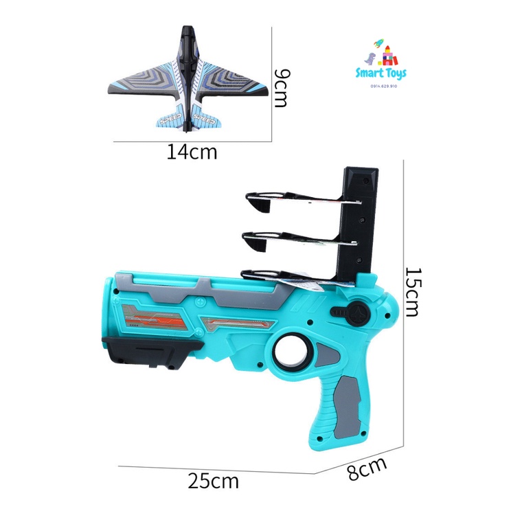 SÚNG BẮN MÁY BAY CHIẾN ĐẤU LOẠI TO CHO BÉ