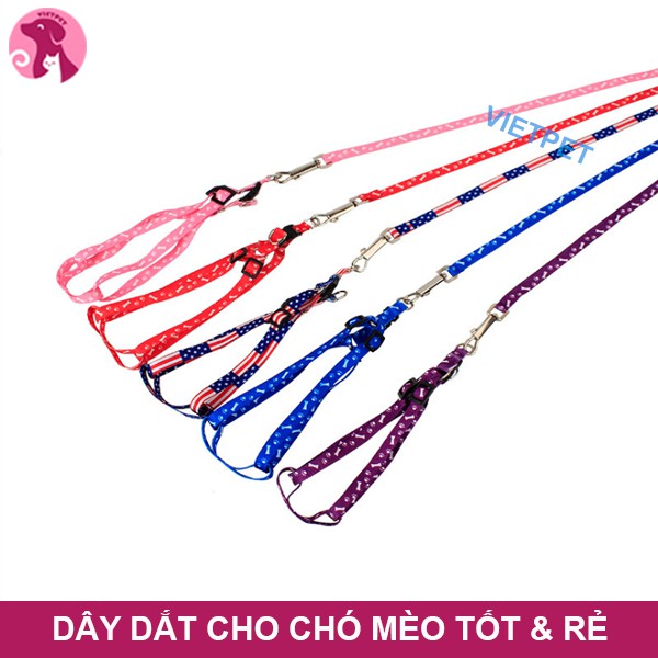 DÂY DẮT ĐAI NGỰA CHO CHÓ, MÈO