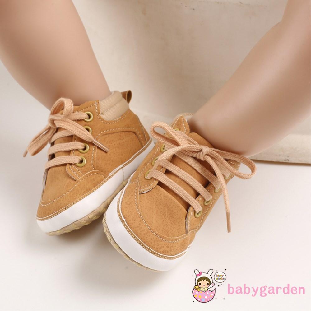 Giày Sneaker Đế Mềm, Chống Trượt Cho Bé Trai Từ 0-18 Tháng