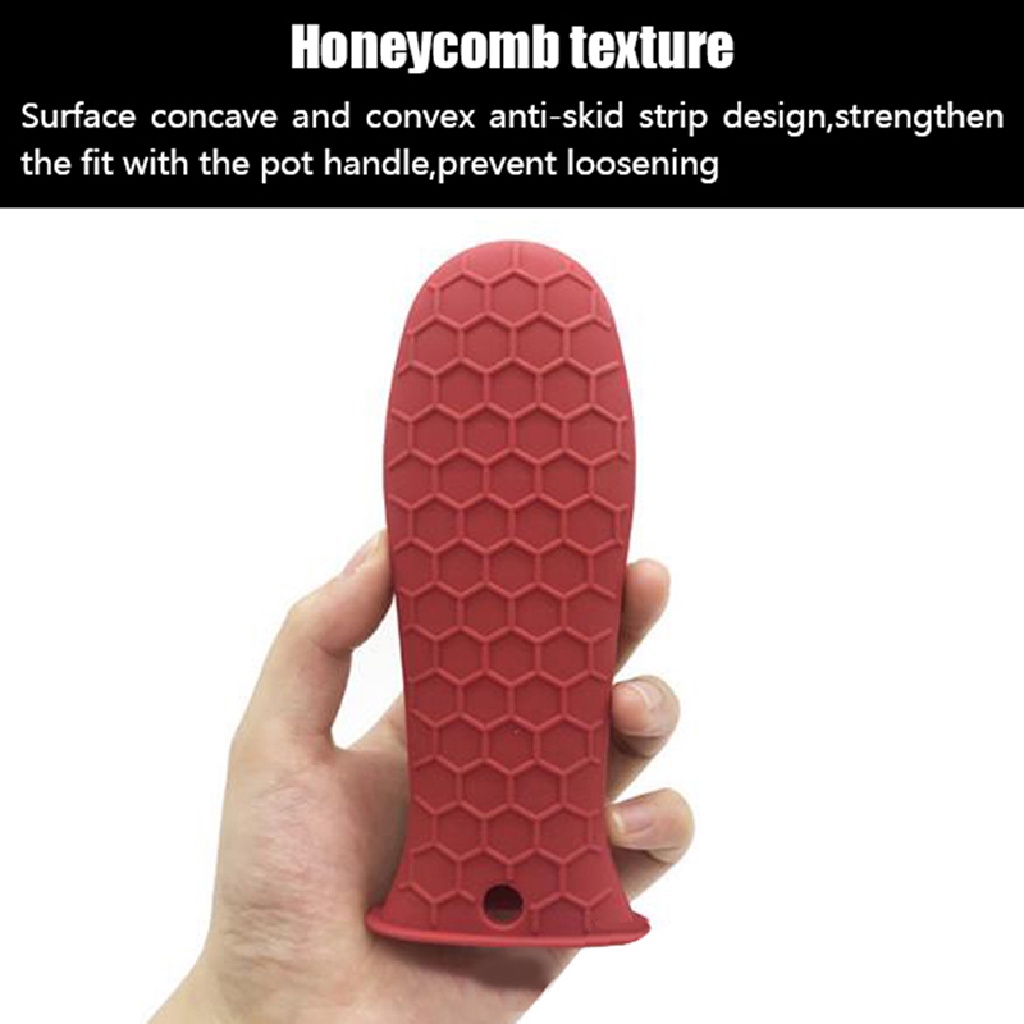 1 Vỏ Bọc Tay Cầm Nồi Chảo Nóng Bằng Silicone Tiện Dụng