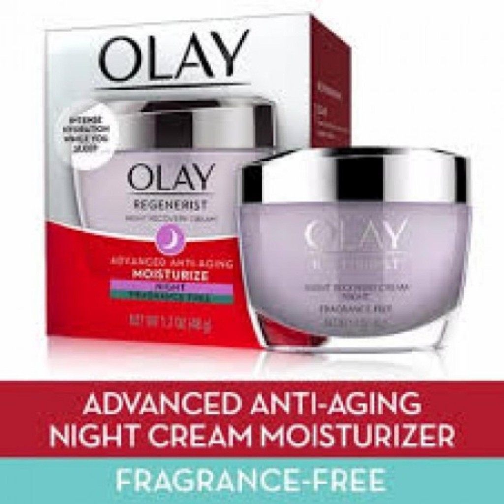 Kem dưỡng ban đêm tái tạo làn da - chống lão hóa Olay Regenerist Anti-aging Moisturize Night 48g