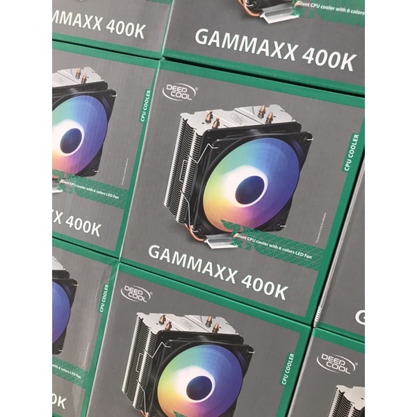 Quạt Tản Nhiệt CPU DeepCool Gammax 400 Led RGB hỗ trợ CPU socket Intel® LGA 115x/1366/1200 AMD®