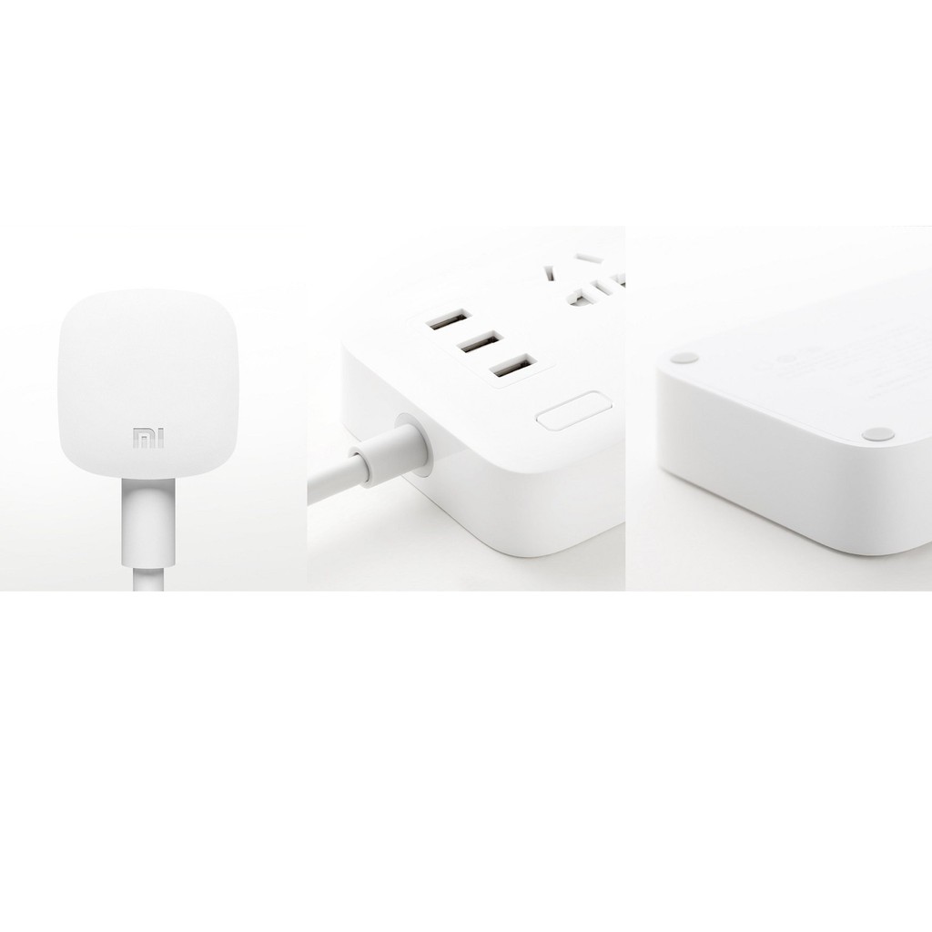 Ổ cắm v2 Xiaomi power strip 6 đầu tích hợp 3 USB - Ổ cắm điện Xiaomi Mi Power Strip 6 cổng 3 usb CXB6-1QM