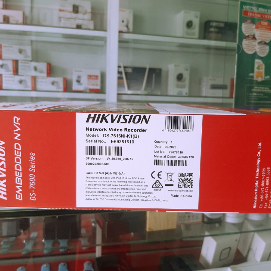 Đầu ghi hình camera ip 16 kênh Hikvision DS-7616NI-K1