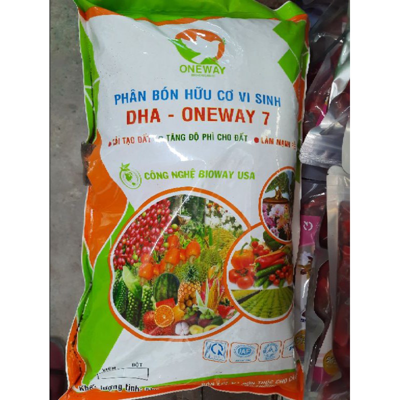 Phân bón hữu cơ vi sinh DHA- ONEWAY 7 - 5kg