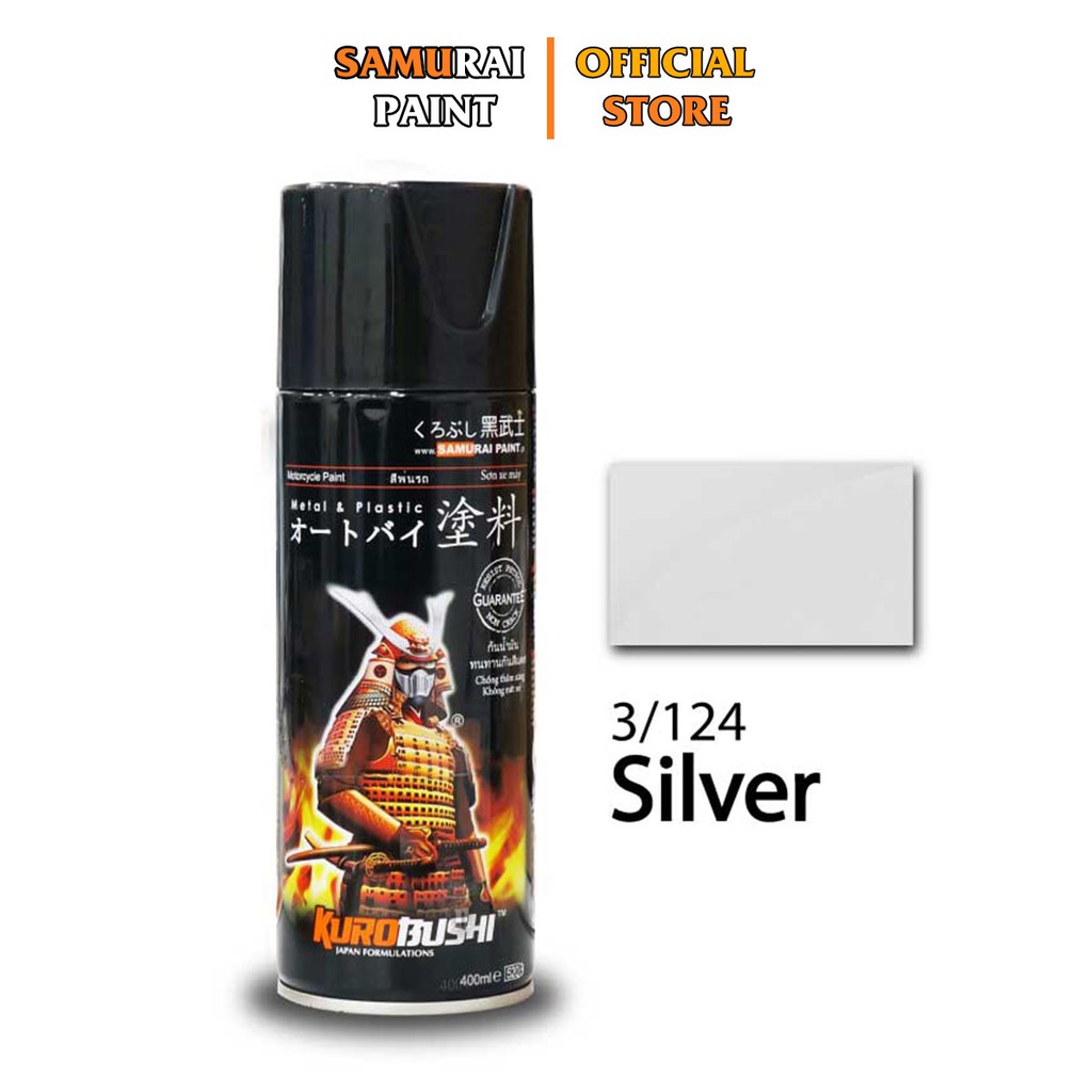 Combo Sơn Samurai Màu Bạc Chính Hãng
