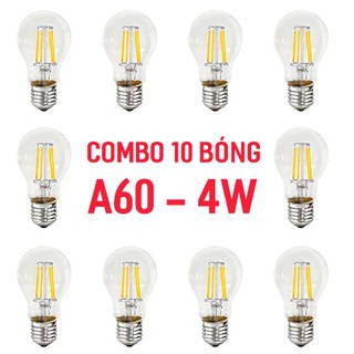 10 BÓNG LED EDISON A60